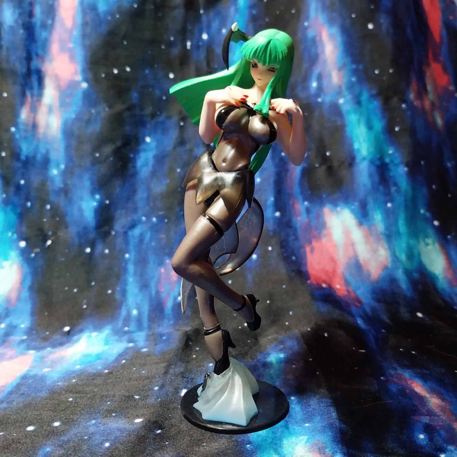 Morrigan Aensland - SR - SR Vampire Savior Ver.3.5 - Vampire Savior: The Lord of Vampire (Yujin)