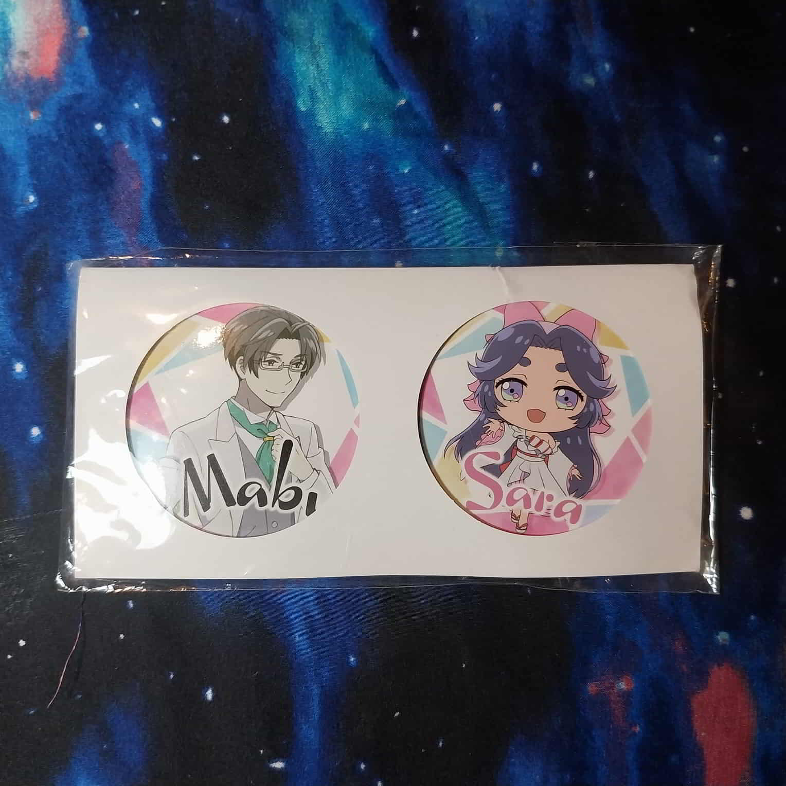 Akutsu Mabu & Azuma Sara - Badge (Set) - Hiko Kuji - Hiko Kuji Sarazanmai - Sarazanmai (KENMedia)